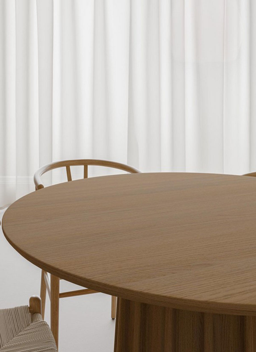 Mesa Philae Roble 100x76cm