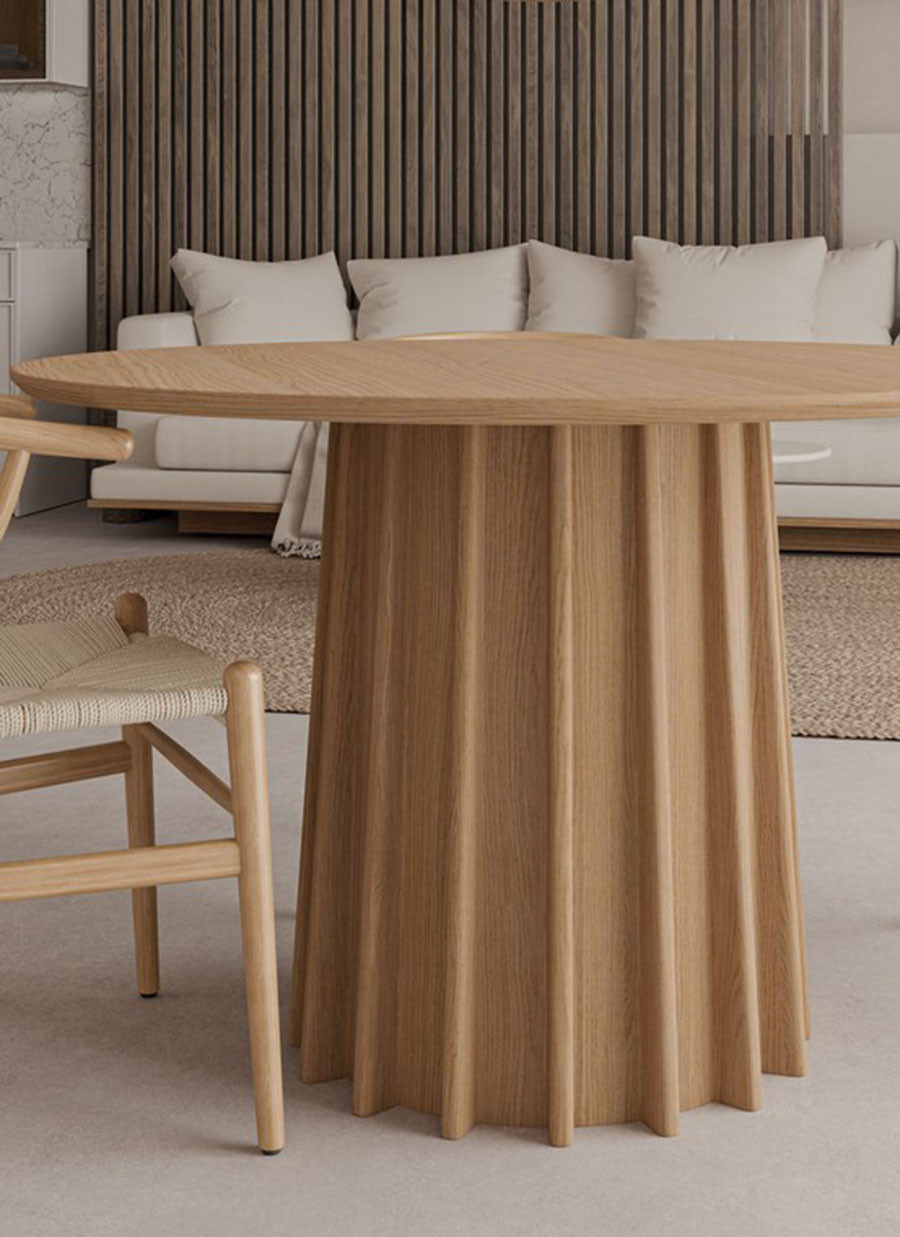 Mesa Philae Roble 120x76cm