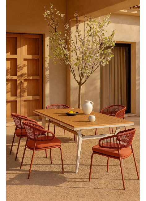 Mesa Paz Blanco 200x88x74 cm