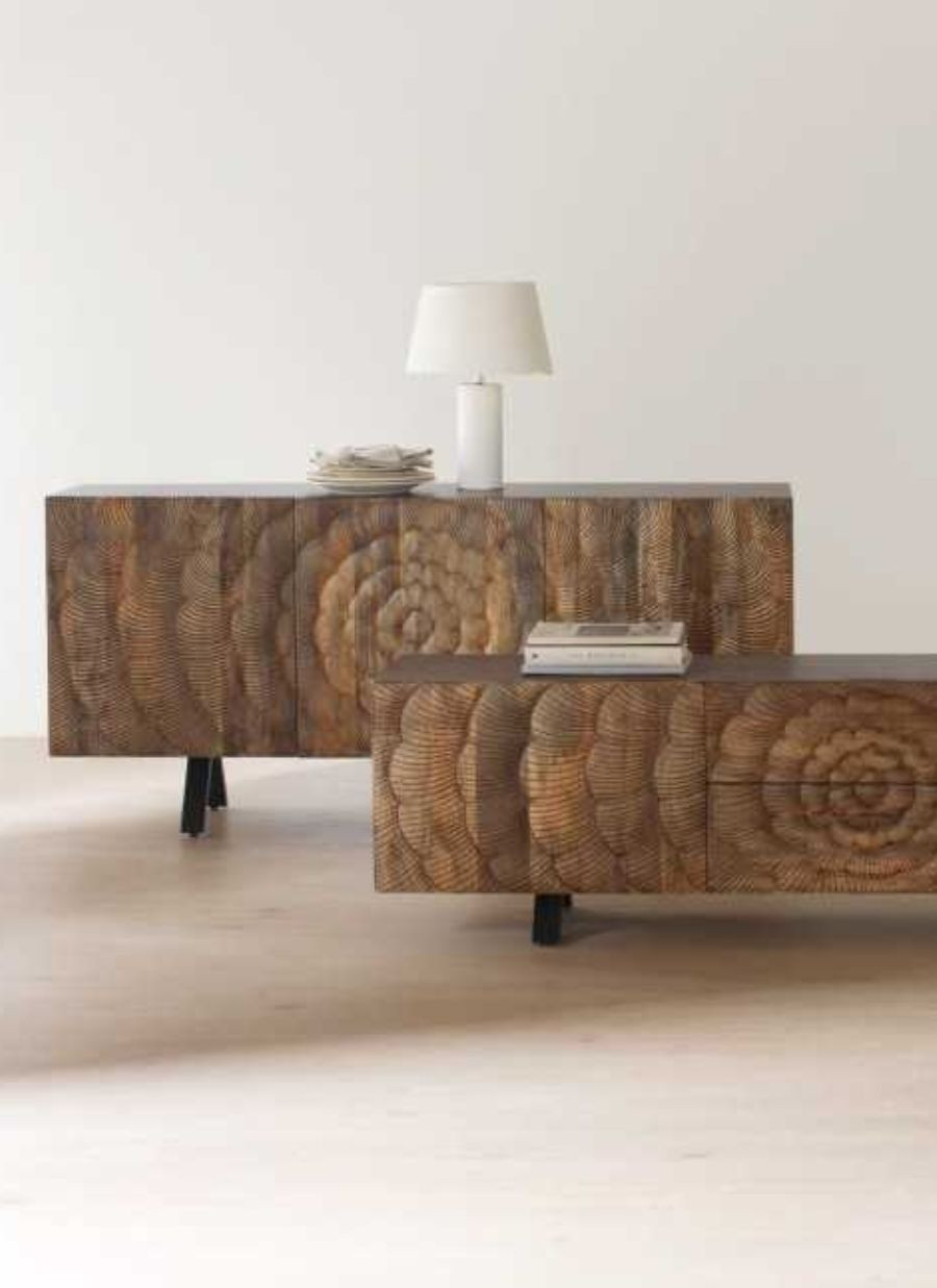 Aparador 3 Puertas Aqueloo Madera...