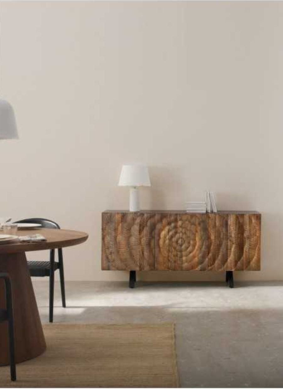 Aparador 3 Puertas Aqueloo Madera...