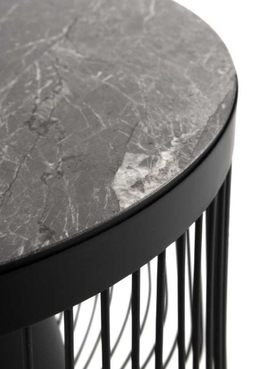 Mesa Auxiliar Nilo Metal y Mármol...