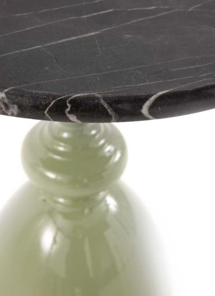 Mesa Auxiliar Lena Metal y Mármol...