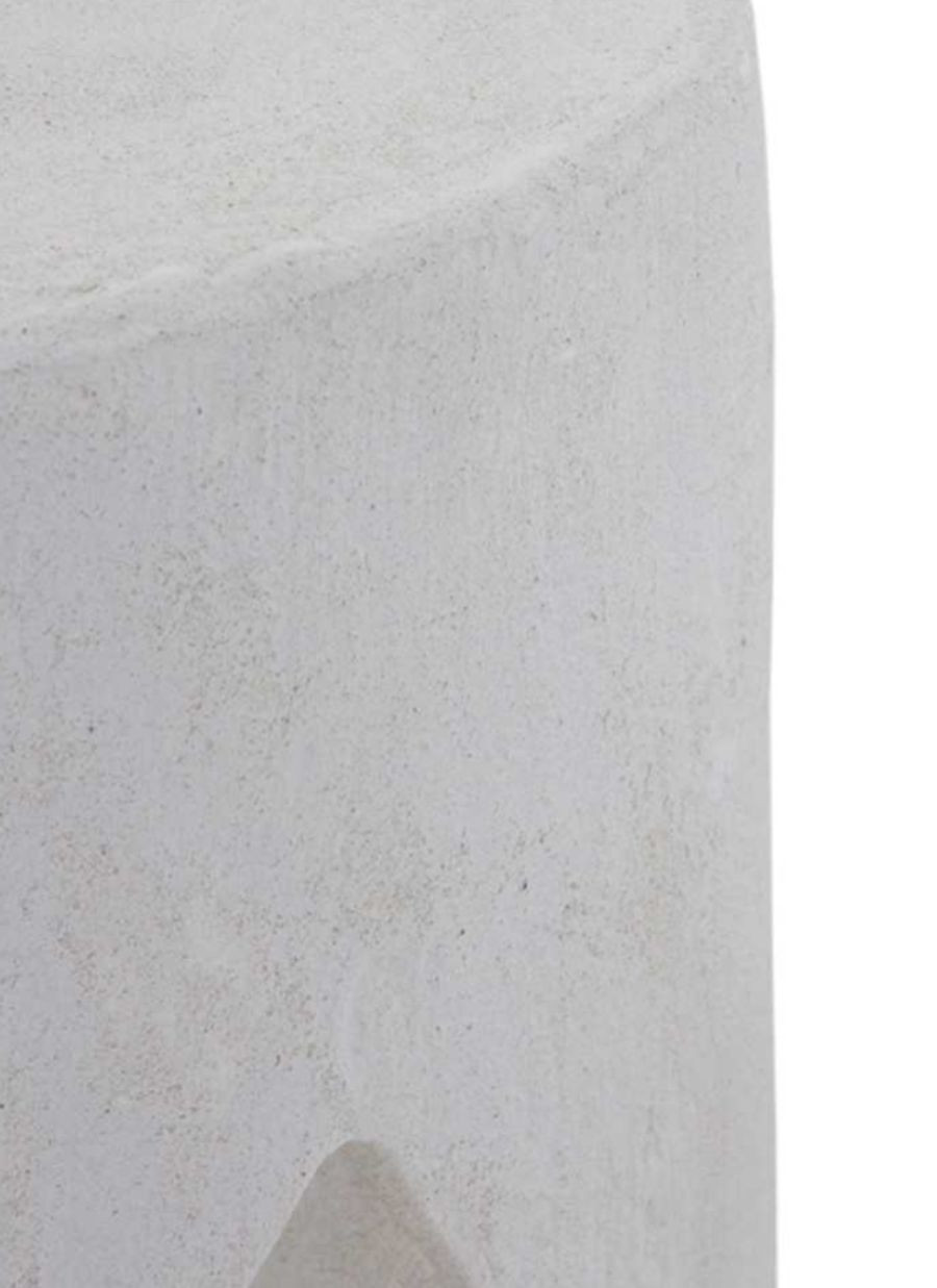 Mesa Auxiliar Persa Blanco Poliresina...