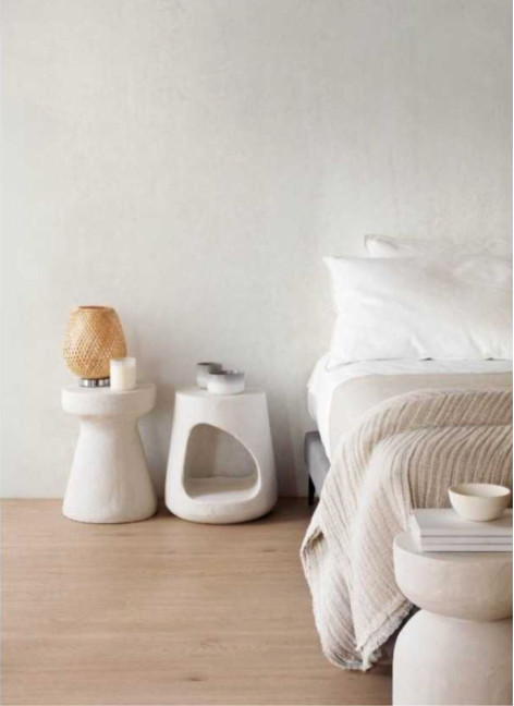 Mesa Auxiliar Luna Blanco...