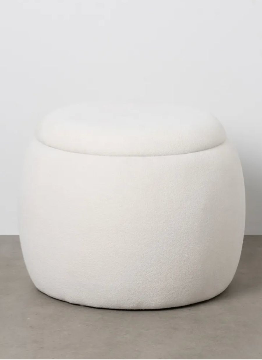 Puf  Jr Crema  55x55x43 cm