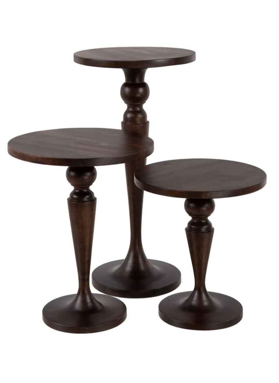 Mesa Pedro Madera De Mango 40x40x90 cm