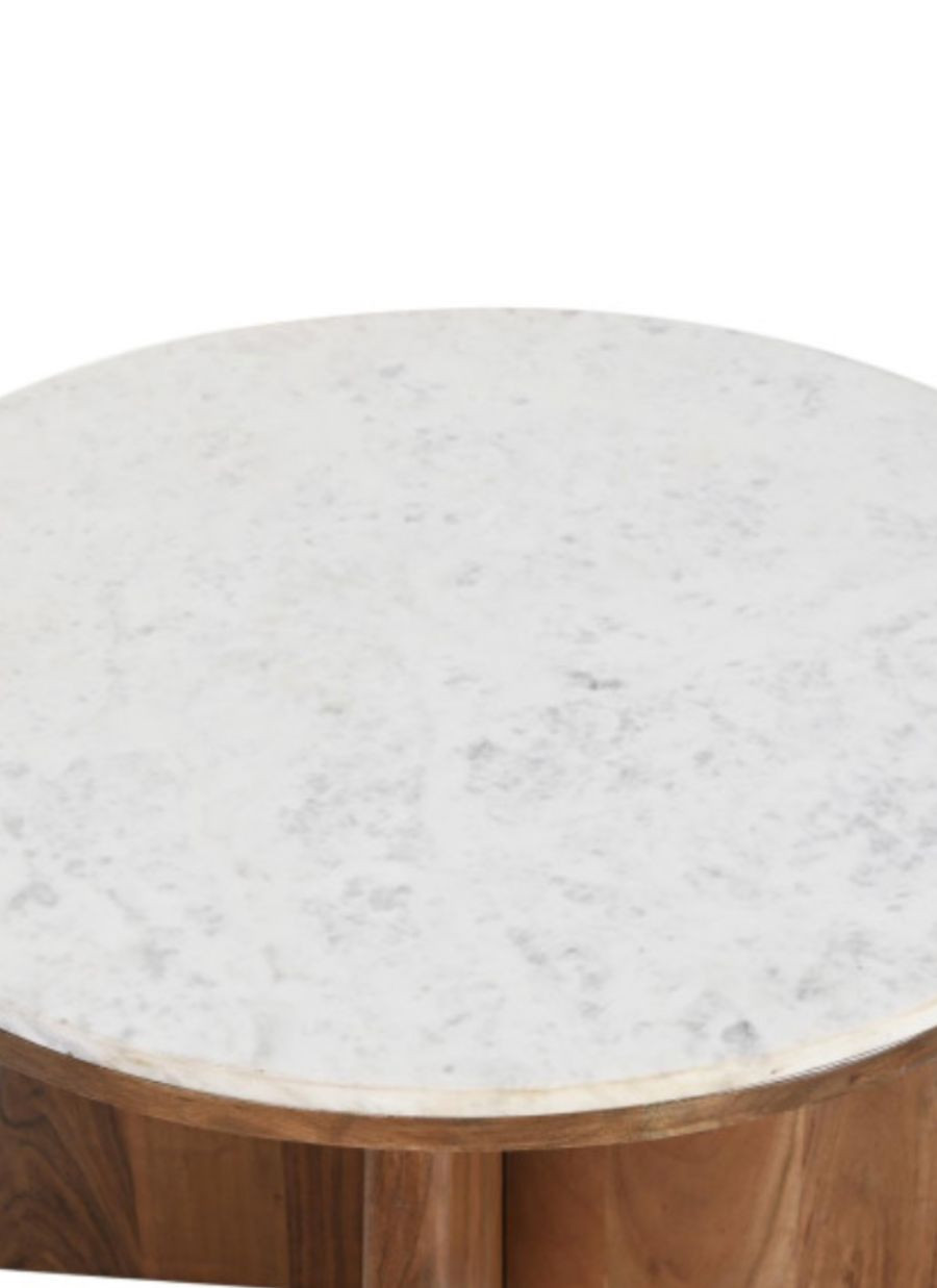 Mesa Cafe Parménides Acacia 70x70x43 cm