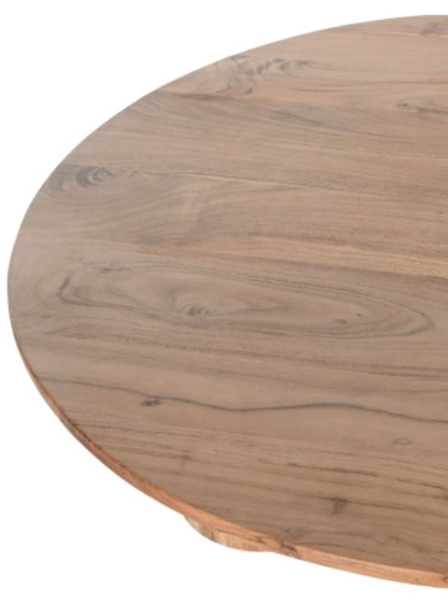 Mesa Triple Acacia 100x100x43 cm