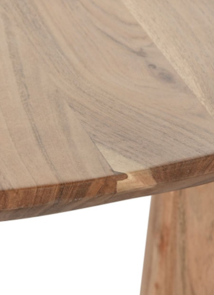 Mesa Triple Acacia 100x100x43 cm