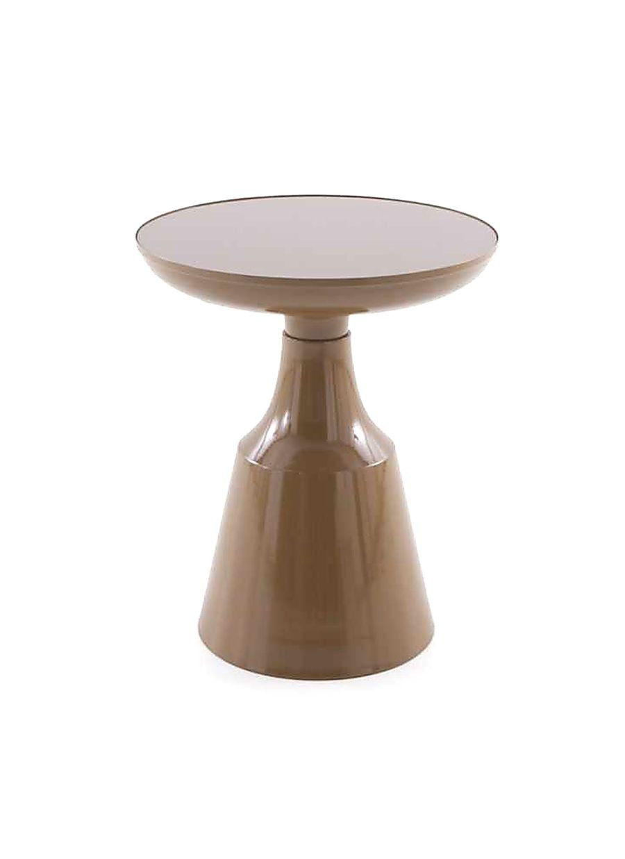 Mesa Auxiliar de Metal Marrón con...