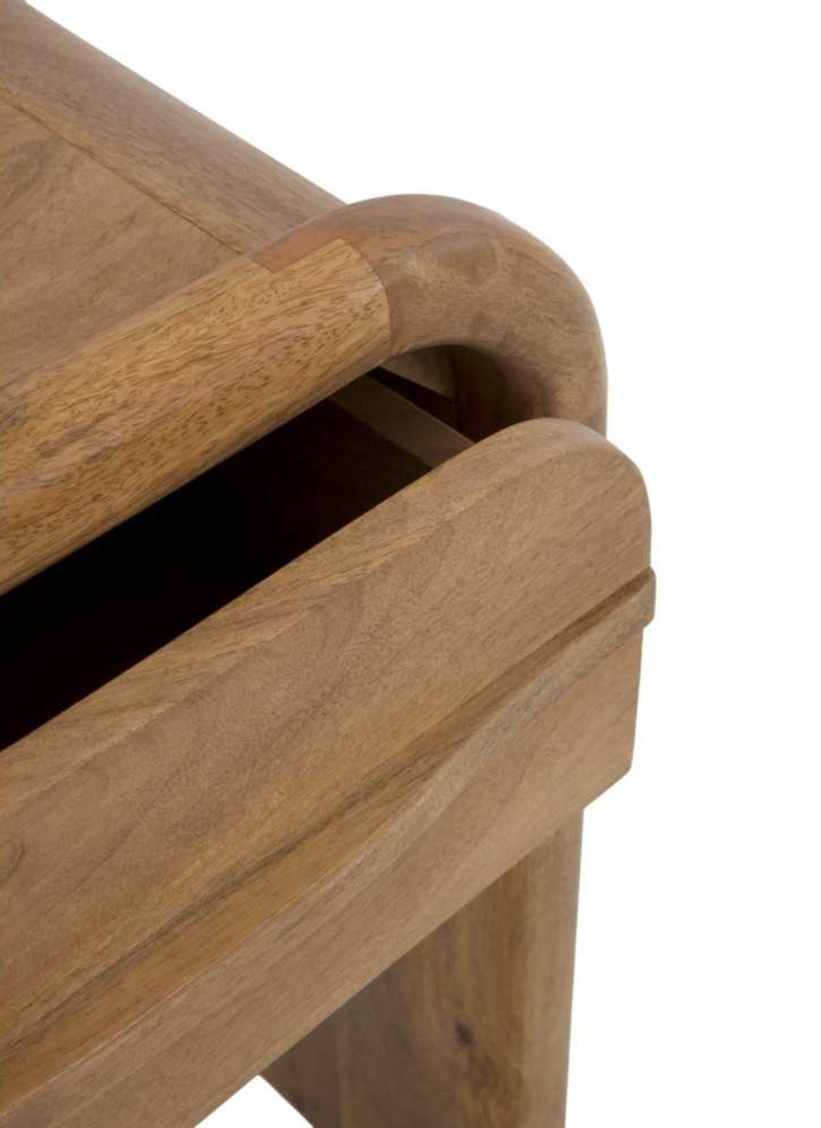Mesita de Noche con 1 Cajón de Madera...