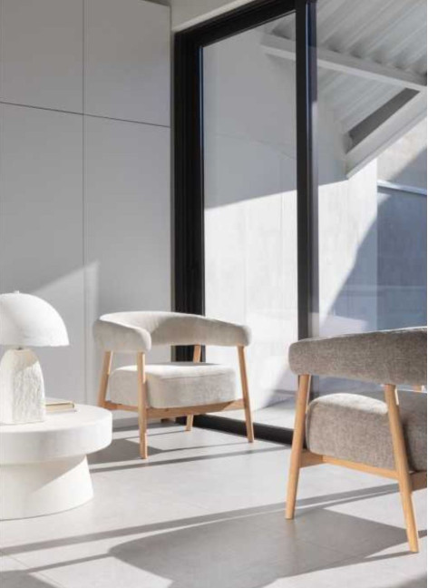 Sillón Brera Topo de Madera...