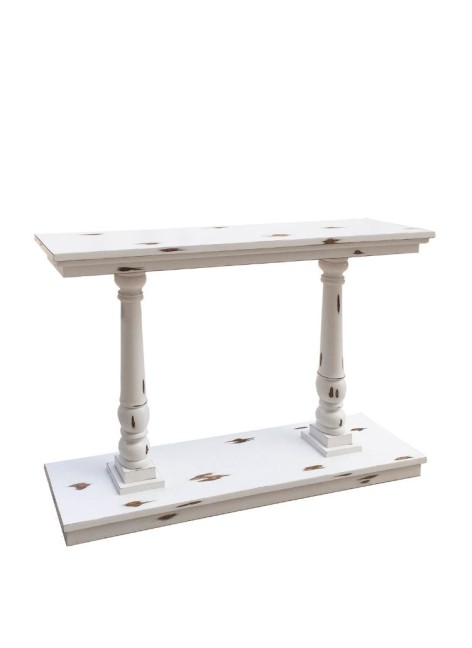 Consola Decapada Blanca 120x30x80 Ref. 1046/312001 Moycor