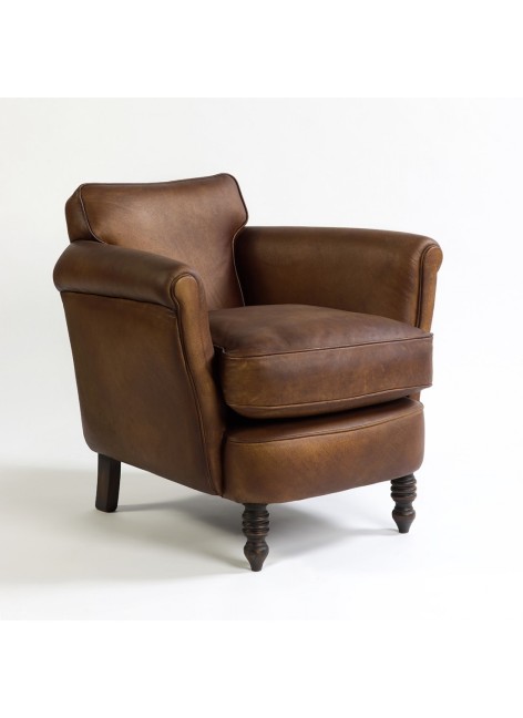 Sillon piel de bufalo. Ref: 1283/ELISABETH. Crisal Decoraion 