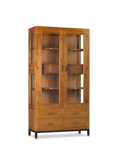 Vitrina Madhu 8 cajones y 2 puertas  100x40x190  Ref. 1046/315013 Moycor