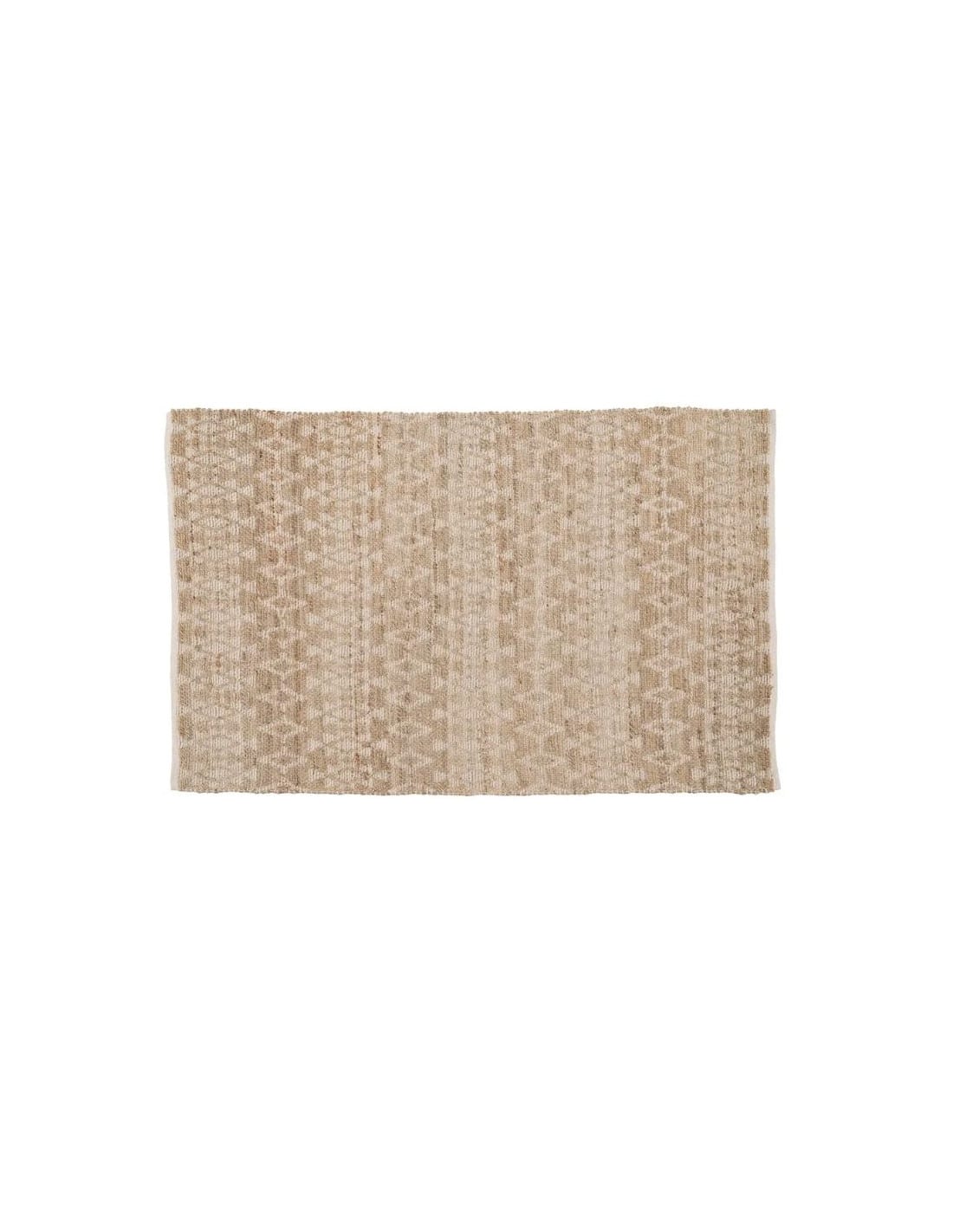 alfombra natural blanco yute algodon 160x230 ref 1100609330