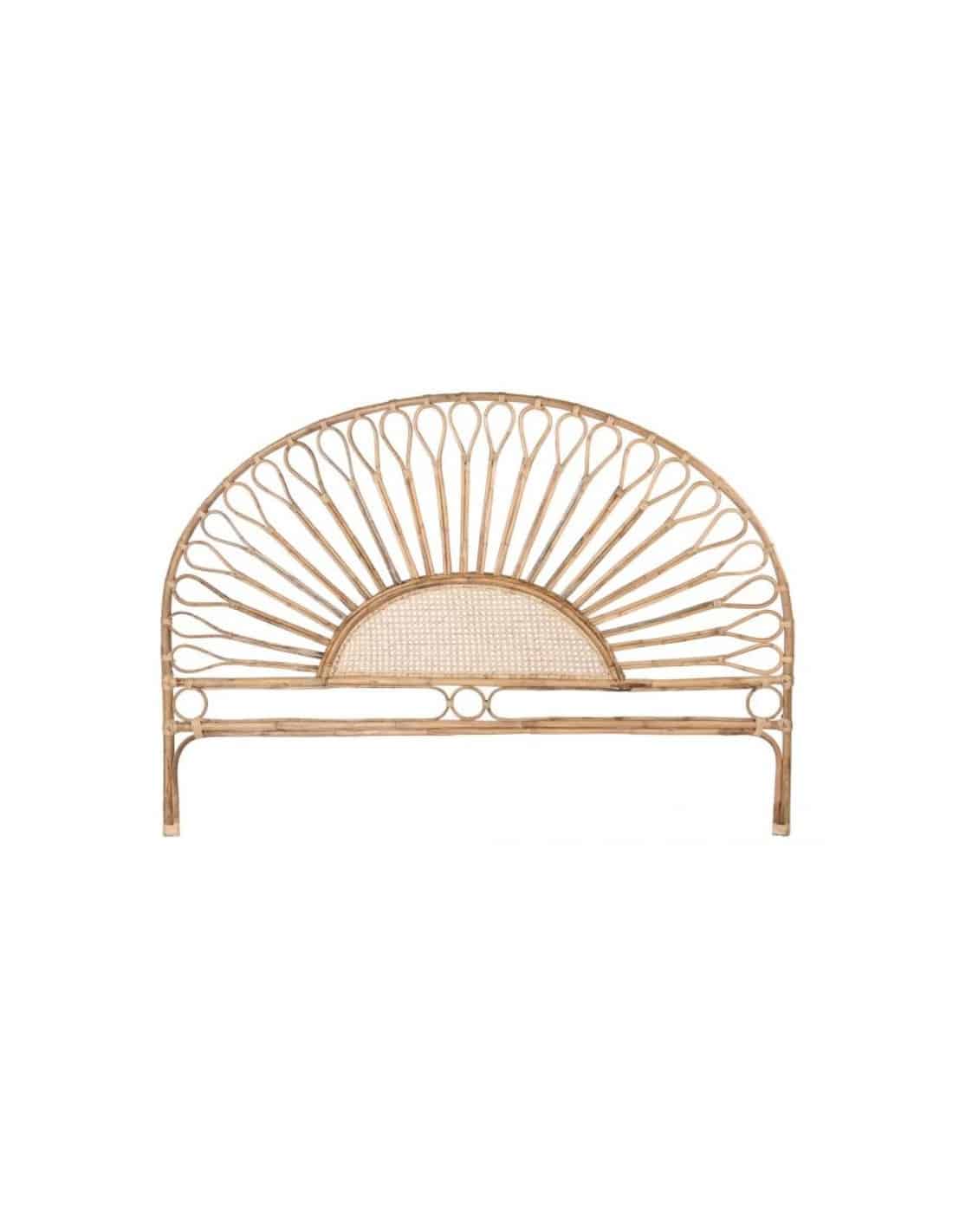 cabecero cama ratan bambu 178x4x127 girasol ref 1244mb 199190