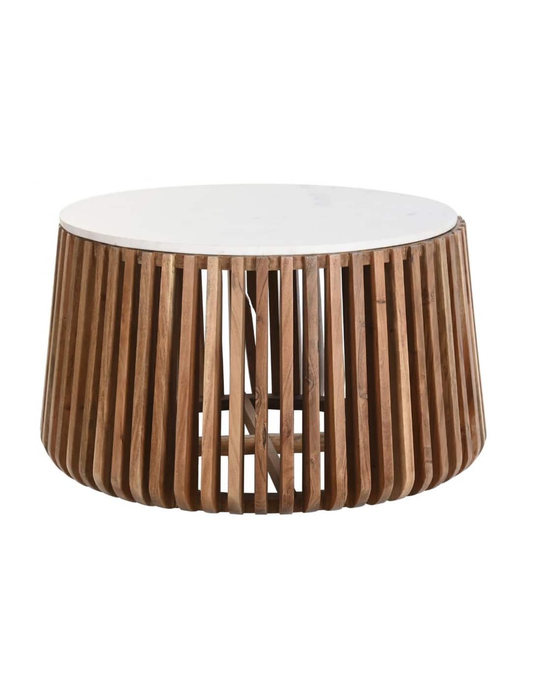 mesa cafe marmol mango 85x85x45 blanco ref 1244mb 201498 item