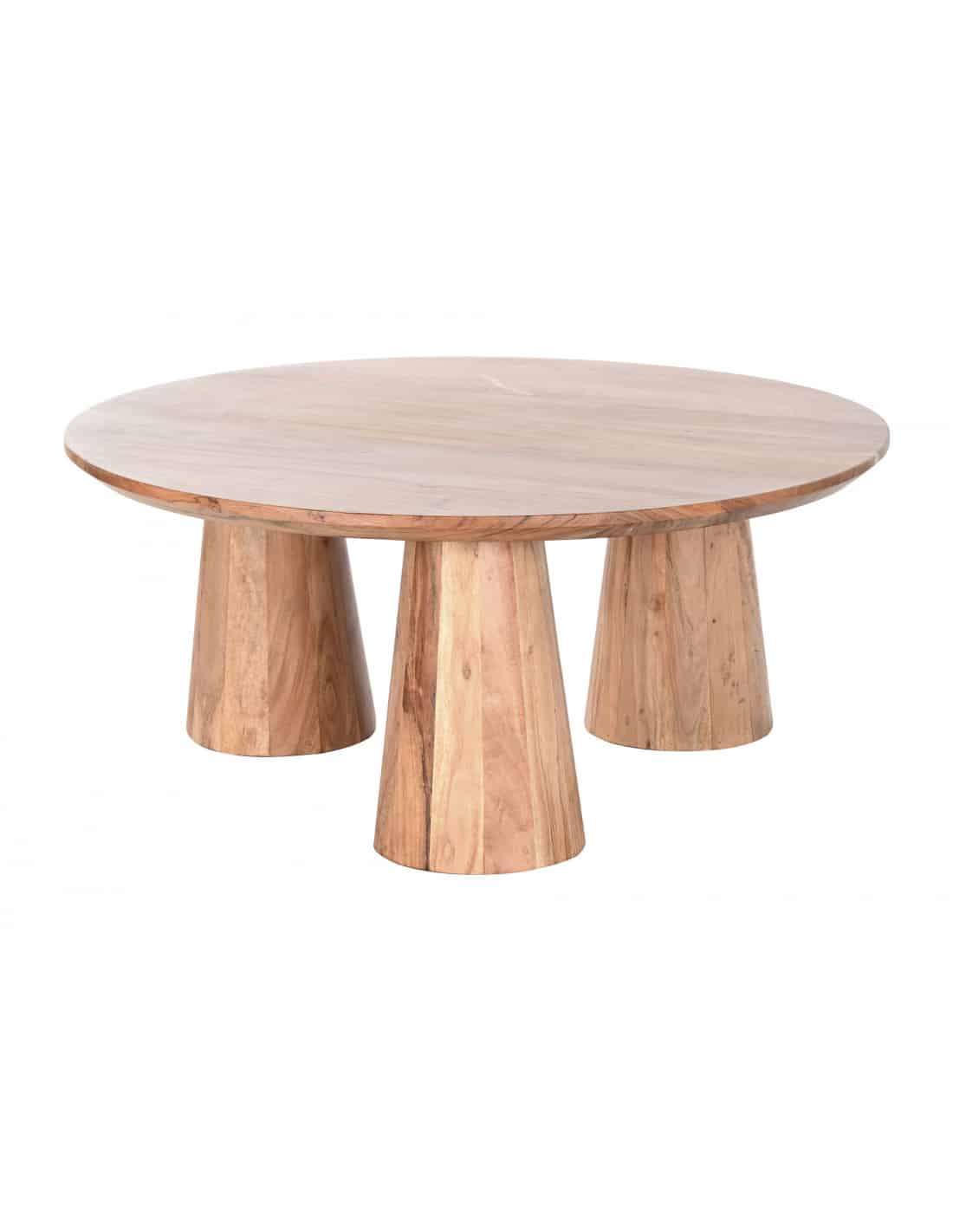 mesa centro acacia 100x100x43 natural ref 1244mb 207413 item