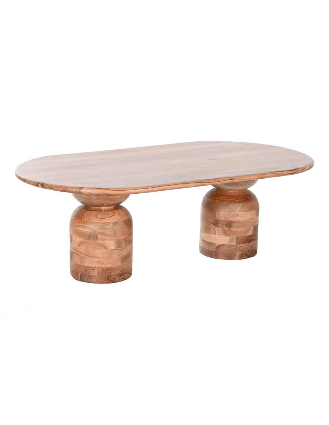 mesa centro acacia 135x75x45 marron ref 1244mb 207412 item