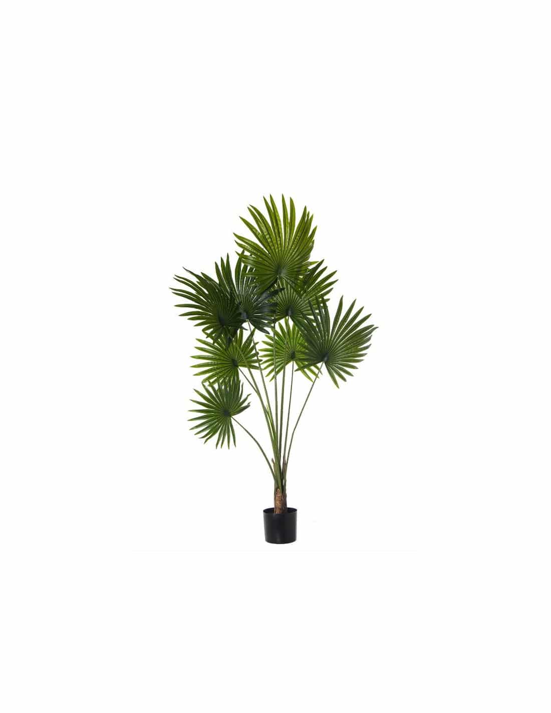 planta artificial palmera c8 hojas 160cm ref 39626626