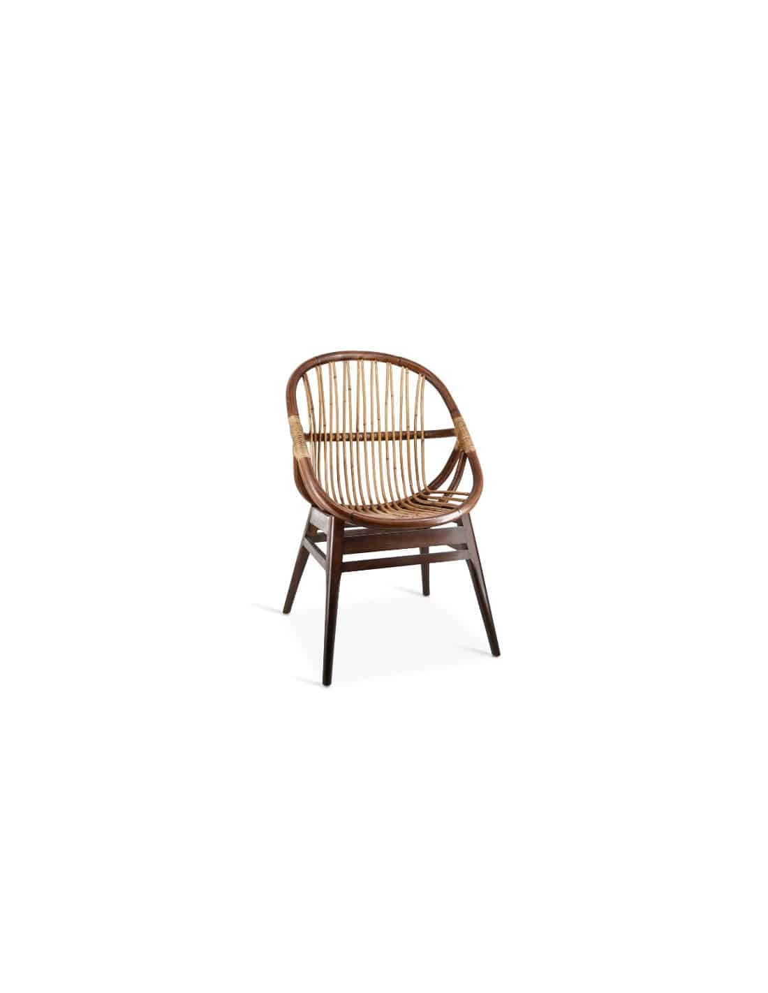 sillon bambu ovalado 60x56x90 ref 104624460